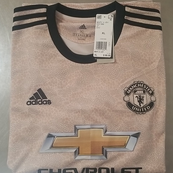 Adidas Manchester United Away Soccer Jersey 2019 - 2020 - Picture 1 of 3